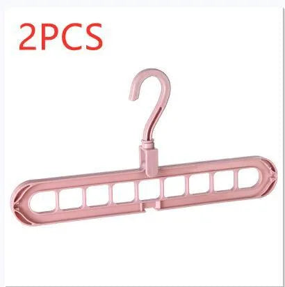 9 Hole Clothes Hanger Organizer Space Saving Wardrobe Solution