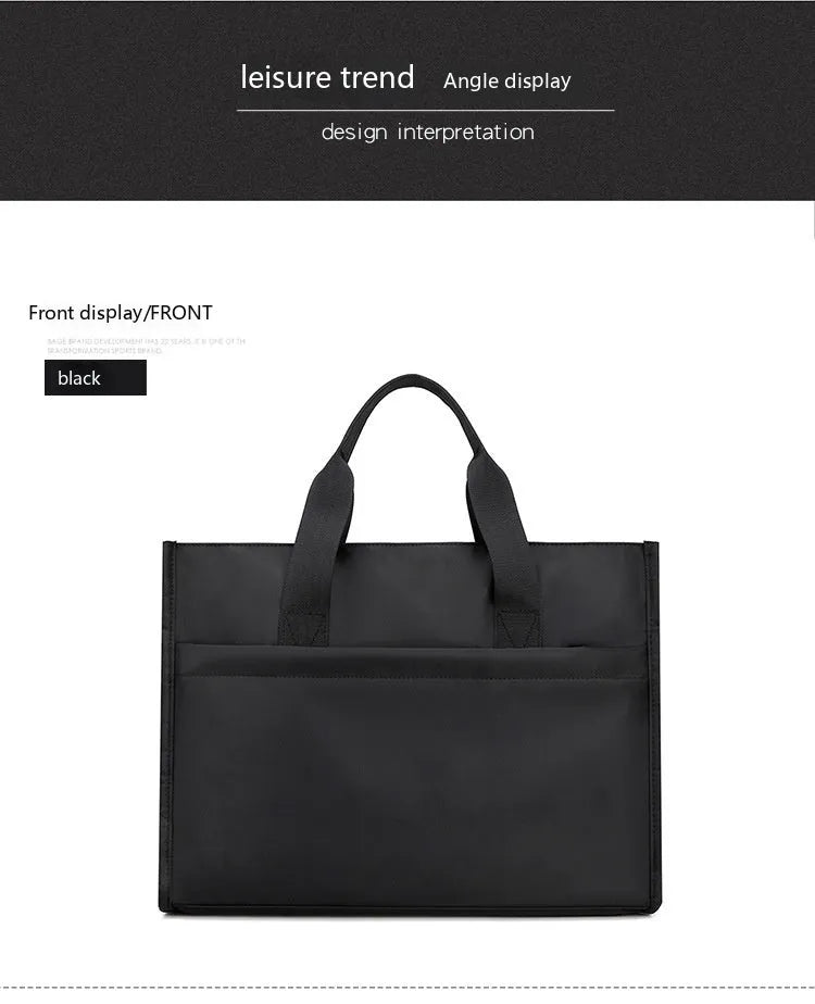 Shoulder Laptop Bag Durable Oxford Cloth Design for Everyday Use