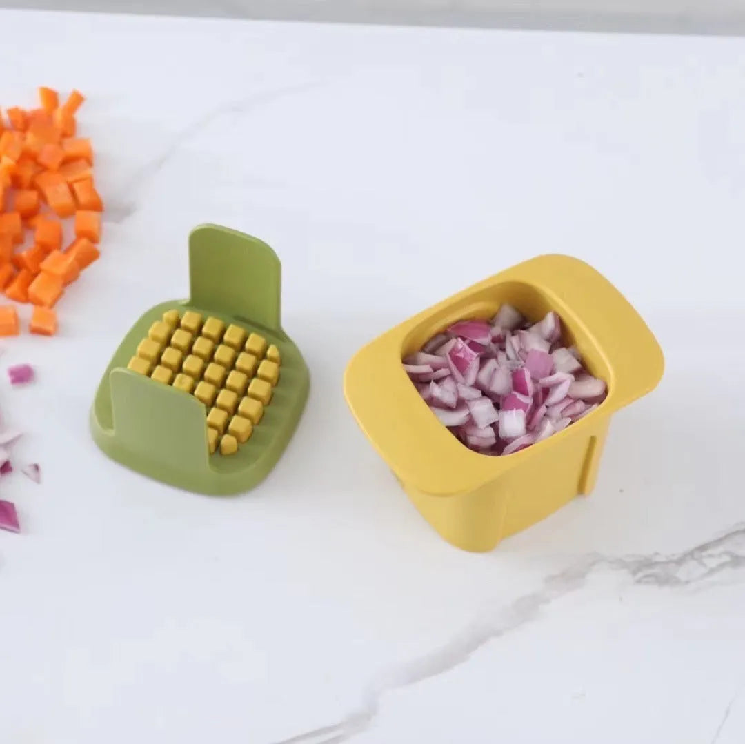 Onion Dicing Artifact Multifunctional Vegetable Cutter French Fries Slicer Carrot Ham Cucumber Potato Gadget