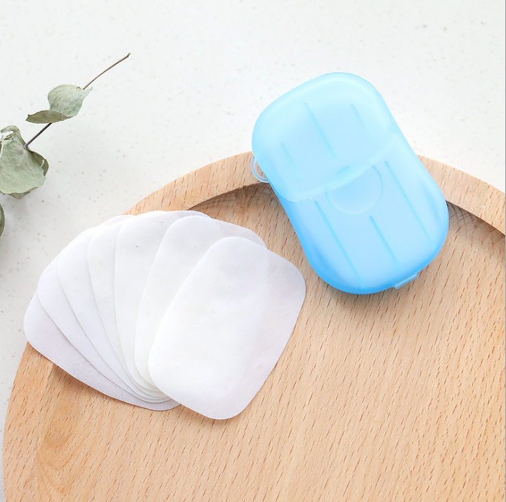 Disposable Hand Soap Paper Paper Soap Sheets - for Hand Washing, Disposable Portable Kids Hand Soap for Travel Outdoor Camping