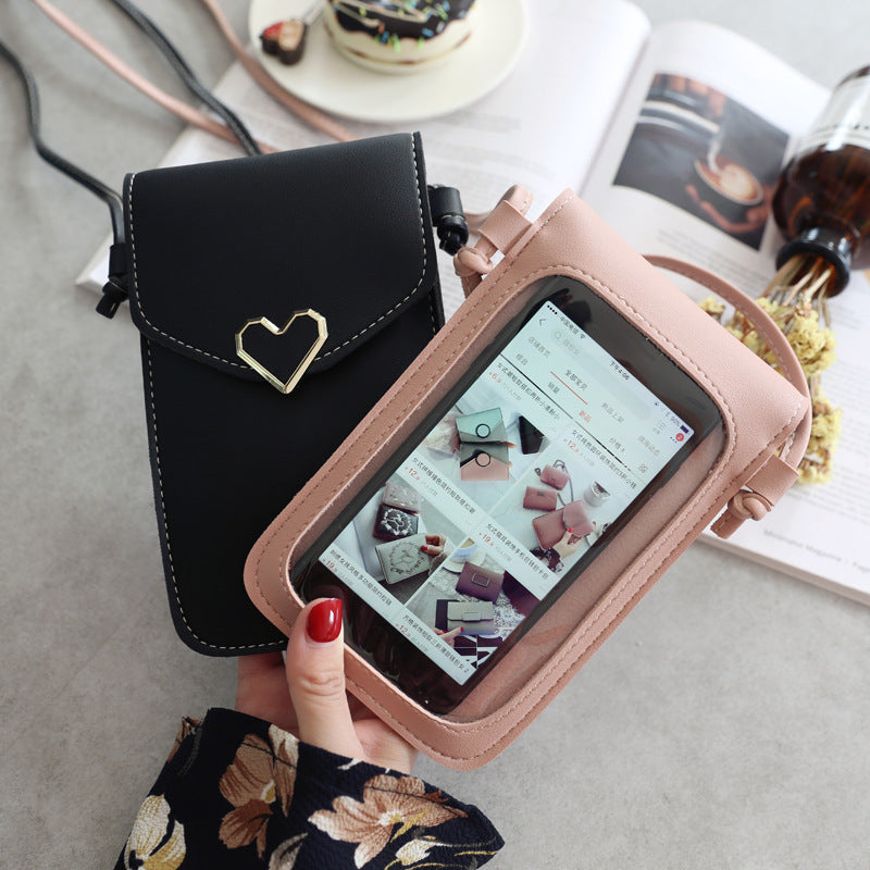 Mini Touchscreen Crossbody Phone Bags for Women with Card Slots Shoulder Bag Purse Crossbody Touch Screen Mobile Phone Bag Mini Bag