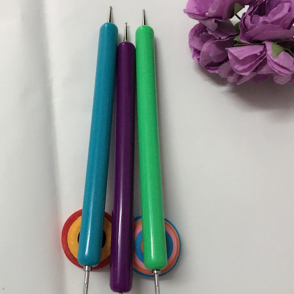 Quilling Paper Long And Short Needle Roll Paper Pen Paper Quilling Tools Rolling Curling Quilling Needle Pen DIY Cardmaking Paper Quilling Pen for Art Craft Handmade Tools