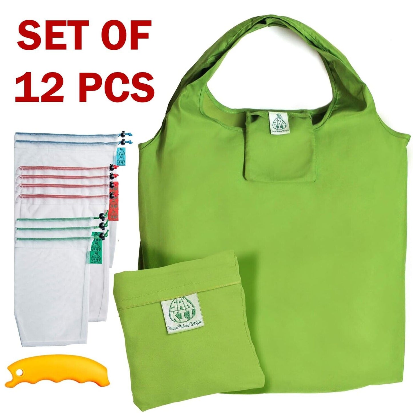 Eco Friendly Grocery Shopping Reusable Bag Vegetable Fruit Mesh Bags Reusable Produce Bags Grocery Washable, Organic Cotton Mesh Produce Bags, Double-Stitched & Tare Weigh, Mesh bags for vegetables, Cotton Produce Bags Reusable Washable, Produce bag