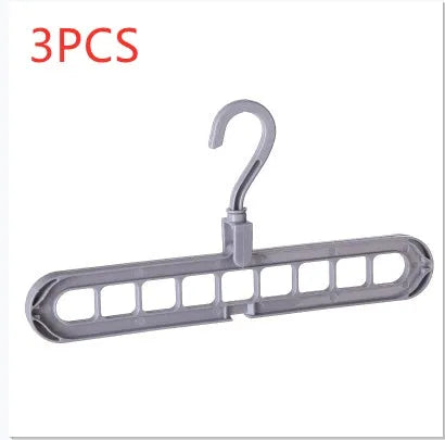 9 Hole Clothes Hanger Organizer Space Saving Wardrobe Solution
