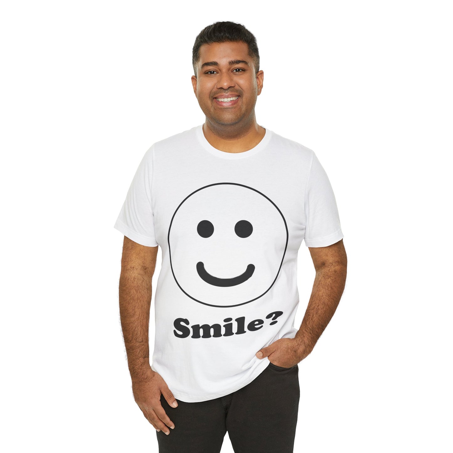 Smile? Unisex Jersey Short Sleeve Tee
