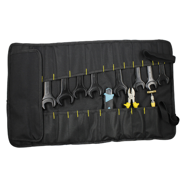 Tool Bag - Reel Bag with Handle Multipurpose Reel Roll Type Tool Bag Portable Canvas Tool Organizer for Electricians Mechanic or Handyman Portable