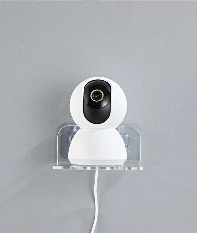 Living Room Camera Monitoring Shelving Bracket Right Angle Wall Mount Acrylic 13.5x11.5x5.5cm
