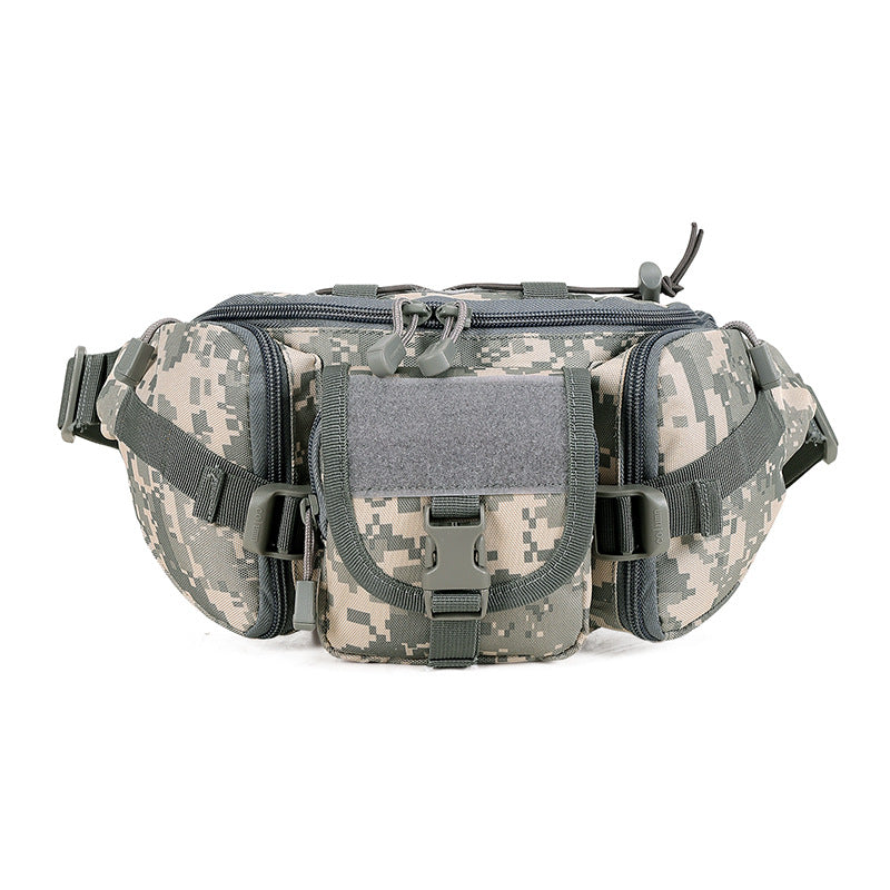 Tactical Fanny Pack Waist Bag Hip Belt Outdoor Fishing Bumbag with Water Bottle Pocket Holde Outdoor military fan tactical belt bag