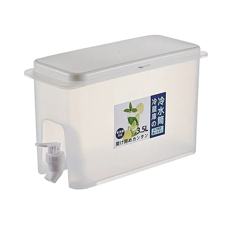 Refrigerator Storage Jars Large Capacity Cold Water Kettle With Faucet Household Plastic Lemonade Bottle Container