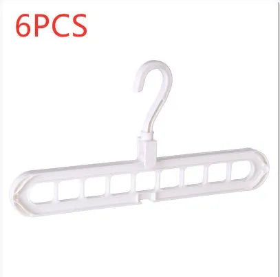 9 Hole Clothes Hanger Organizer Space Saving Wardrobe Solution