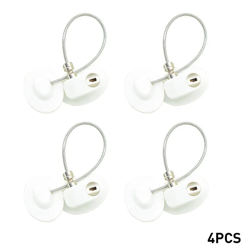 Window Security Chain Lock Multifunctional Window Cable Lock Door Security Guard for Baby Safety 1 Piece