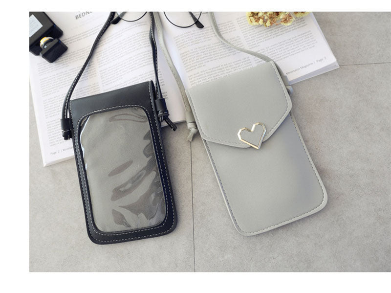 Mini Touchscreen Crossbody Phone Bags for Women with Card Slots Shoulder Bag Purse Crossbody Touch Screen Mobile Phone Bag Mini Bag