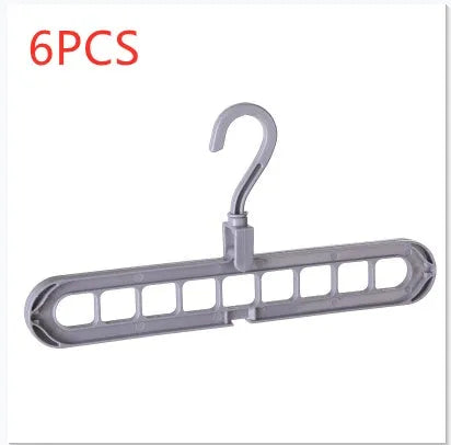 9 Hole Clothes Hanger Organizer Space Saving Wardrobe Solution
