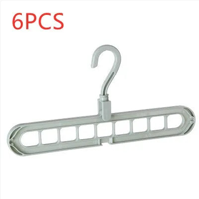 9 Hole Clothes Hanger Organizer Space Saving Wardrobe Solution