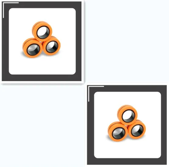 Trendy Magnetic Finger Ring Birthday Gift Set 3pcs and 6pcs Unzip Toys