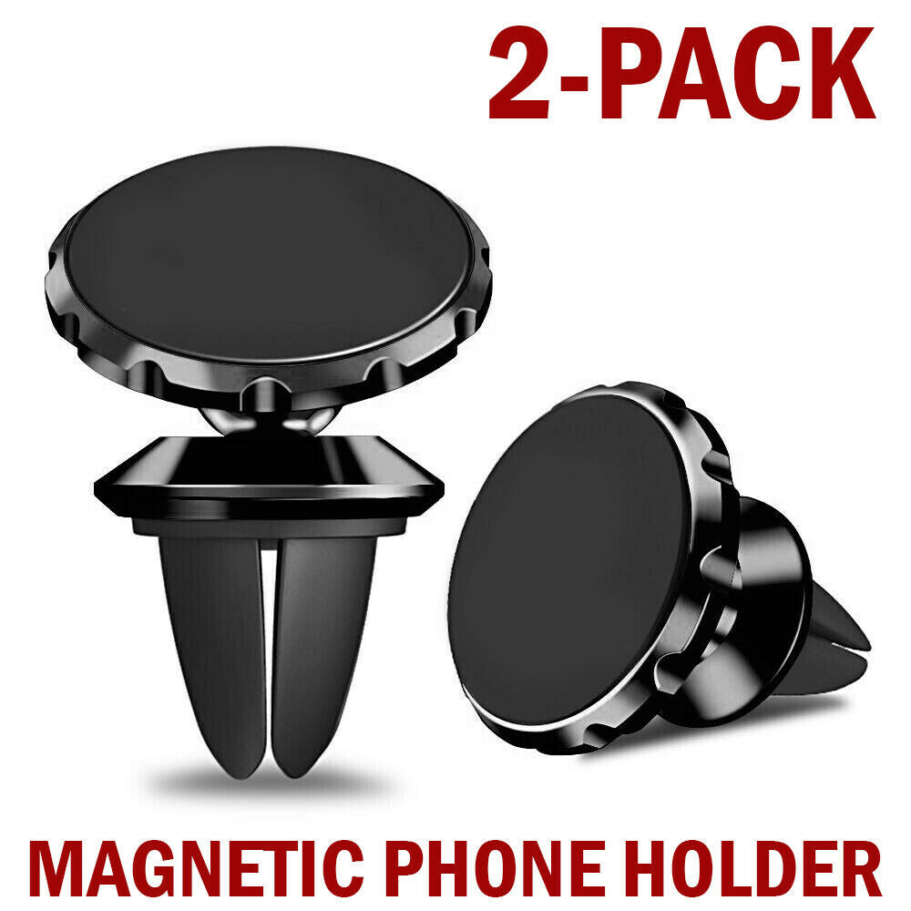 2x 360 Magnetic Car Mount Holder Air Vent Stand Universal For Mobile Cell Phone