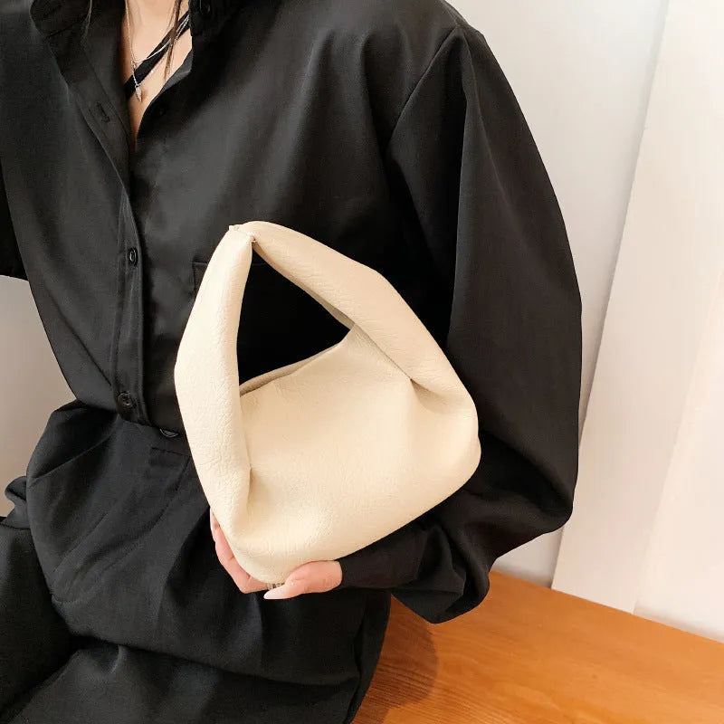 High Grade Crossbody Portable Pleated Cloud Bag For Women