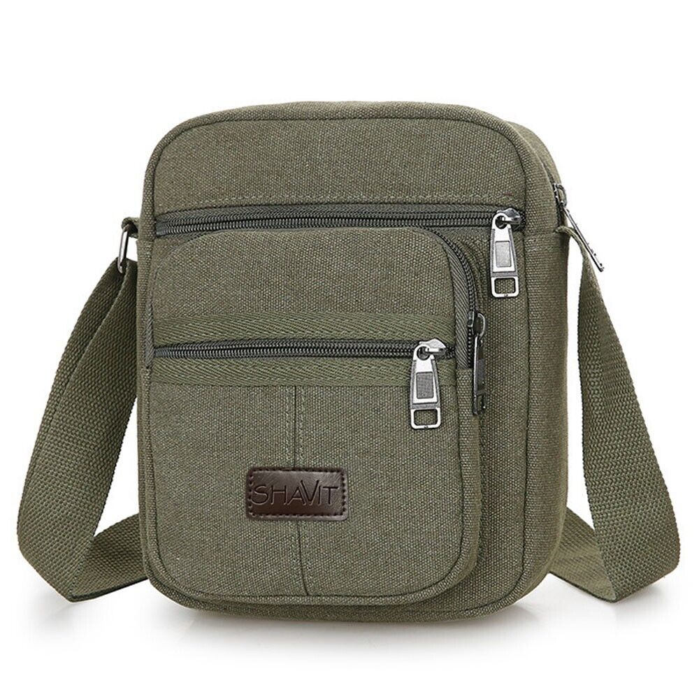 Men's Cross Body Bag Messenger Shoulder Book Bags School Casual Sport Work Bag