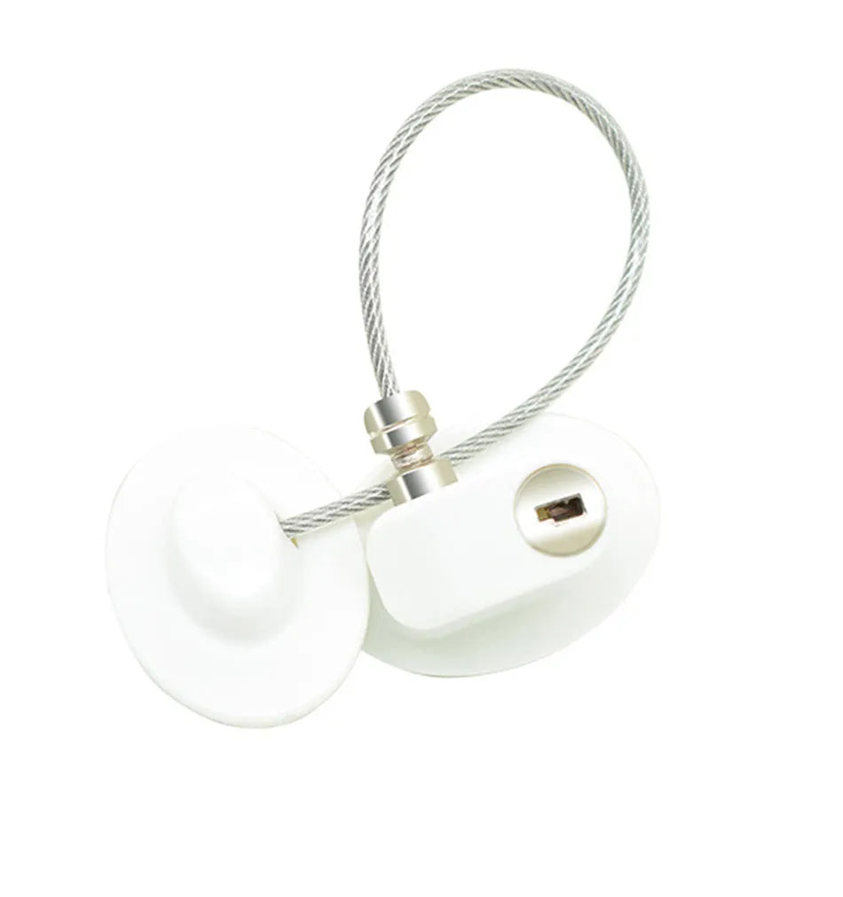 Window Security Chain Lock Multifunctional Window Cable Lock Door Security Guard for Baby Safety 1 Piece