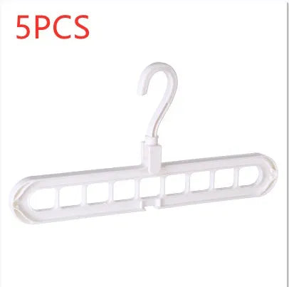 9 Hole Clothes Hanger Organizer Space Saving Wardrobe Solution