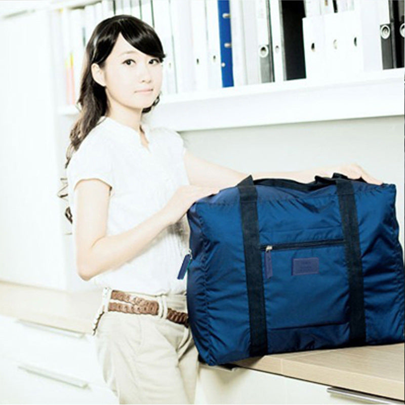 Folding Travel Buggy Bag Unisex Jacquard Bag Clothes Bag
