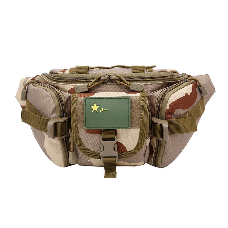 Tactical Fanny Pack Waist Bag Hip Belt Outdoor Fishing Bumbag with Water Bottle Pocket Holde Outdoor military fan tactical belt bag