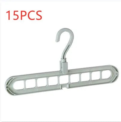 9 Hole Clothes Hanger Organizer Space Saving Wardrobe Solution