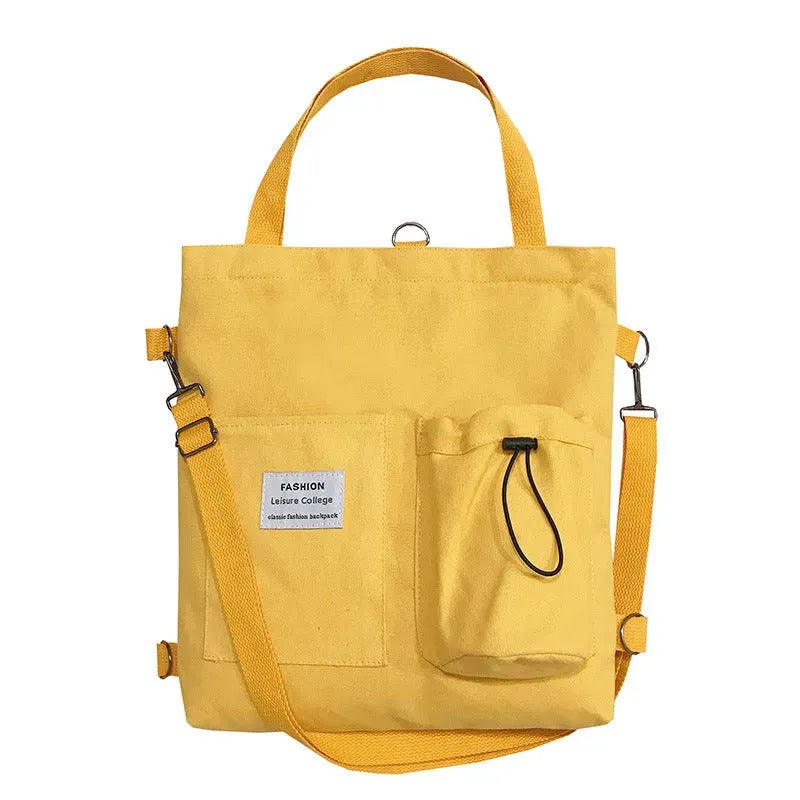 Canvas Sling Bag Backpack Stylish Crossbody Chest Bag with Adjustable Strap for Men and Women