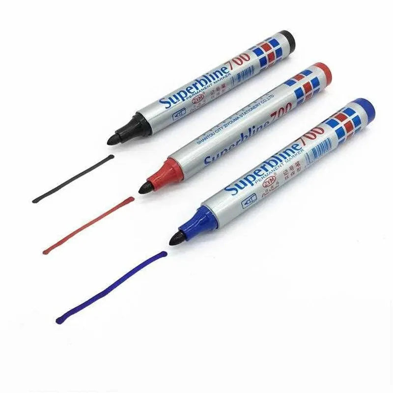Oil Based Waterproof Paint Marker Pen Set for Rock Wood Fabric Metal Plastic Glass Canvas and Mugs 12 Pieces