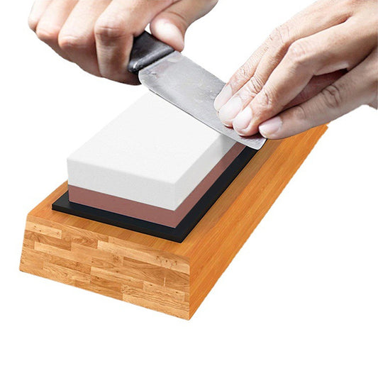 Home Kitchen Whetstone Sharp Pebble Premium Whetstone Knife Sharpening Stone 2 Side Grit 1000/6000 Waterstone- Whetstone Knife Sharpener- Non Slip Bamboo Base & Angle Guide