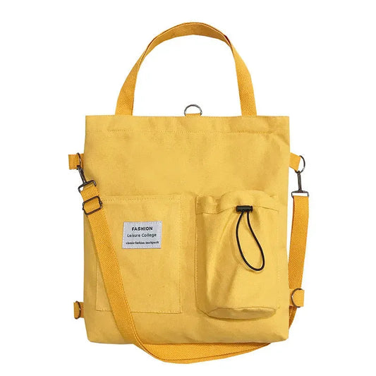 Canvas Sling Bag Backpack Stylish Crossbody Chest Bag with Adjustable Strap for Men and Women
