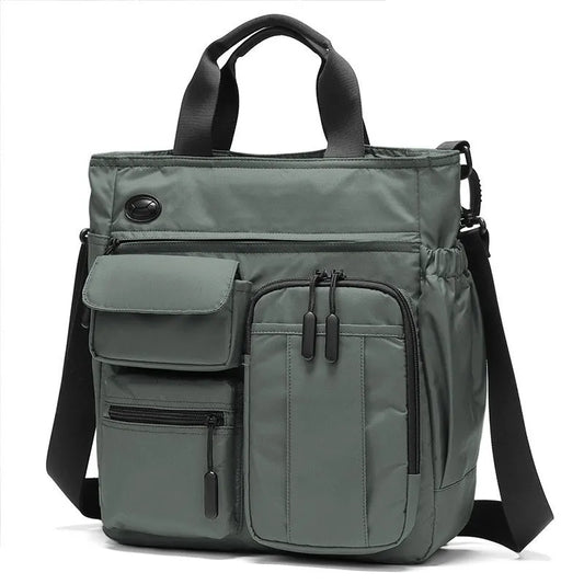 Multi Layer Large Capacity Shoulder Bag for Men Stylish and Practical for Business Travel
