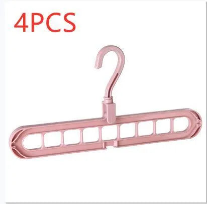 9 Hole Clothes Hanger Organizer Space Saving Wardrobe Solution