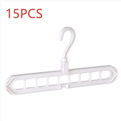 9 Hole Clothes Hanger Organizer Space Saving Wardrobe Solution