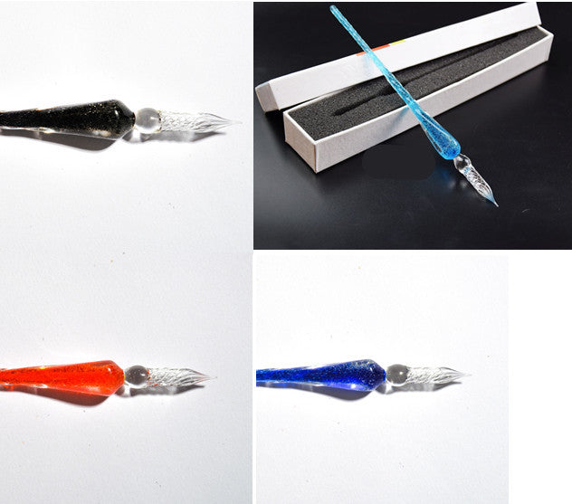 Creativity Luminous Glass Pen Crystal Dip Pen