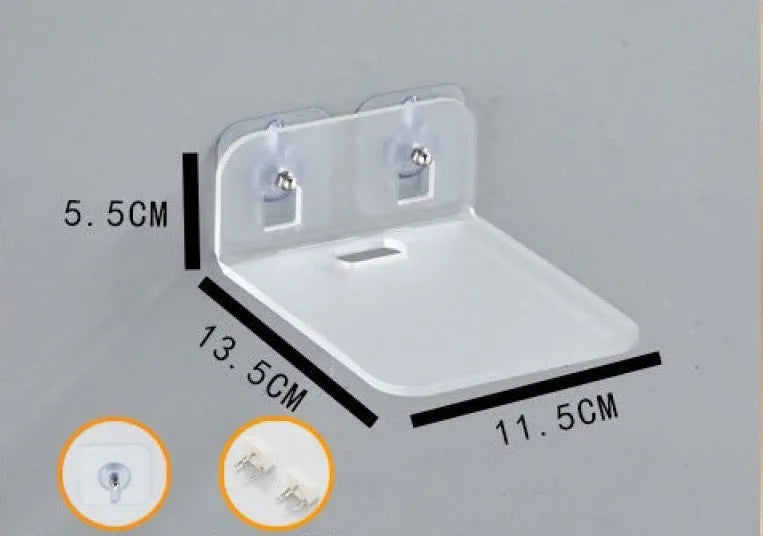 Living Room Camera Monitoring Shelving Bracket Right Angle Wall Mount Acrylic 13.5x11.5x5.5cm
