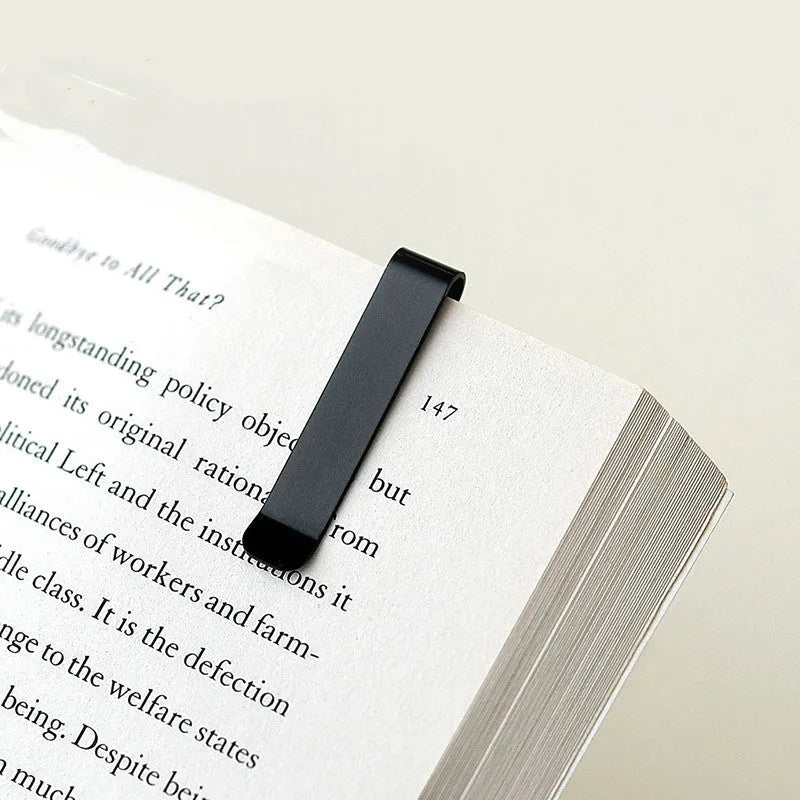 Retro Creativity Metal Aluminum RUMA Bookmark Ruler 15cm Black Grey