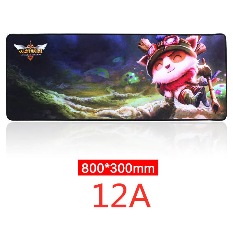Extra Large RGB Gaming Mouse Pad Extended Soft LED Mouse Pad Anti Slip Rubber Base Computer Keyboard Mousepad Mat
