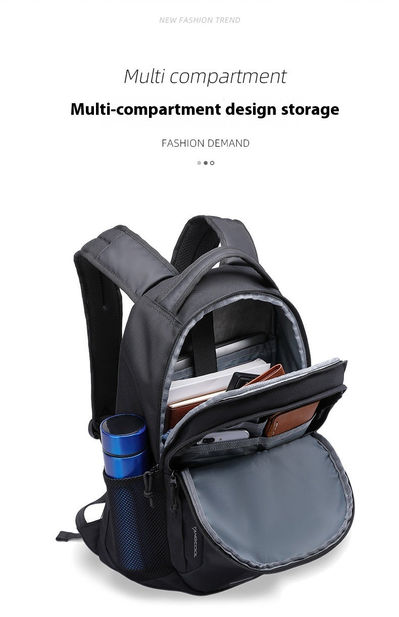 Stylish And Versatile Computer Bag Student Schoolbag Daily Commuter Backpack Male