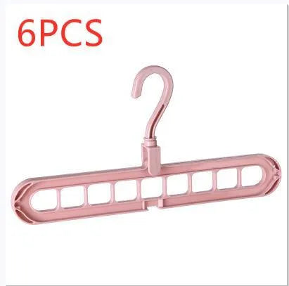 9 Hole Clothes Hanger Organizer Space Saving Wardrobe Solution
