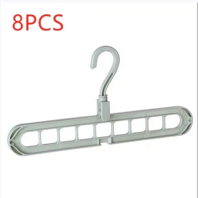 9 Hole Clothes Hanger Organizer Space Saving Wardrobe Solution