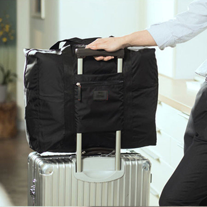 Folding Travel Buggy Bag Unisex Jacquard Bag Clothes Bag