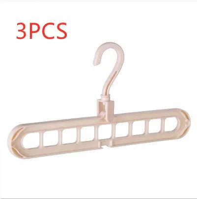 9 Hole Clothes Hanger Organizer Space Saving Wardrobe Solution
