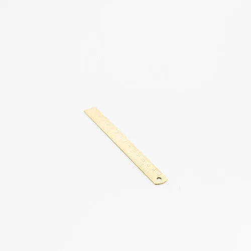 3PCS Brass Ruler Set Triangle Ruler Protractor Office Geometry Tools Vintage Gold Stationery