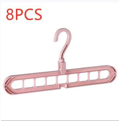 9 Hole Clothes Hanger Organizer Space Saving Wardrobe Solution
