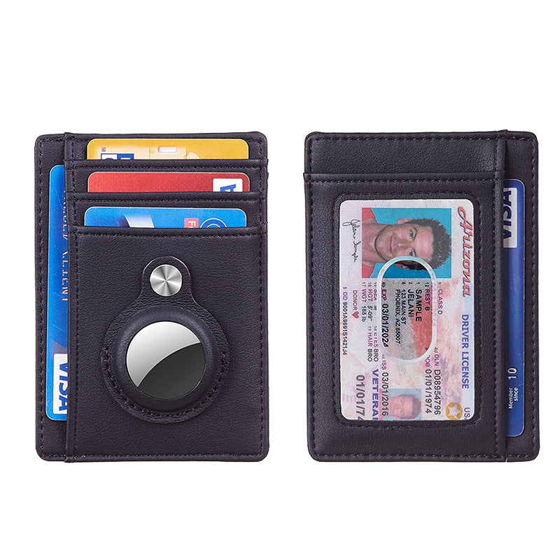 Anti-theft Swipe Card Holder Men's Card Holder Wallet Anti-Theft Swipe Card Holder Multifunctional Business Men's Wallet Positioning Tracker Card Holder