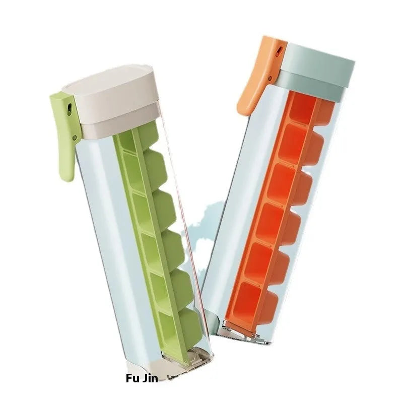 Ice Cube Mold Household Ice Maker Food Grade Press Ice Tray With Storage Box Kitchen Gadget