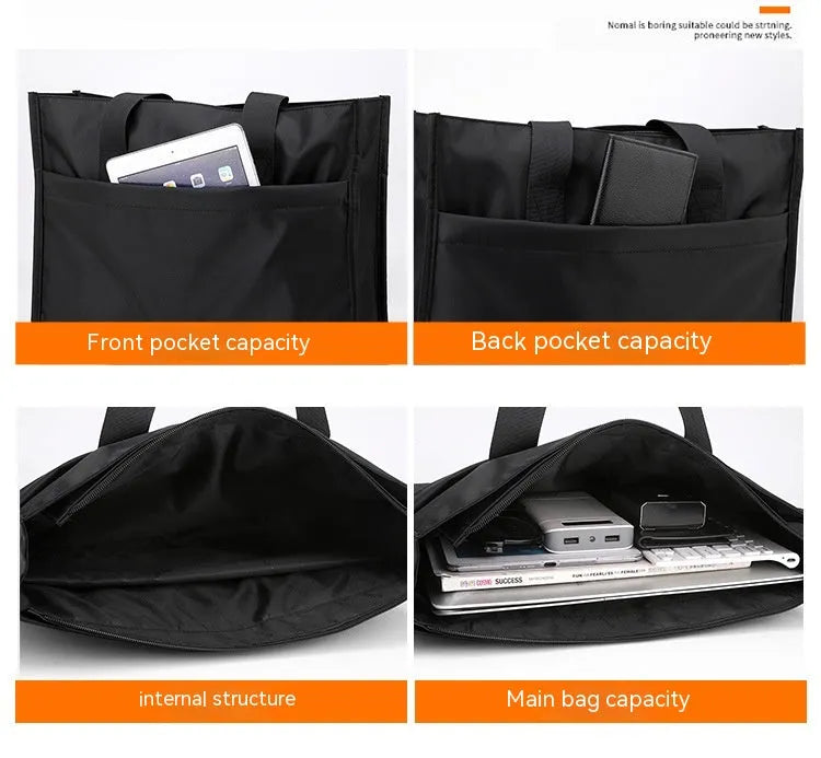 Shoulder Laptop Bag Durable Oxford Cloth Design for Everyday Use